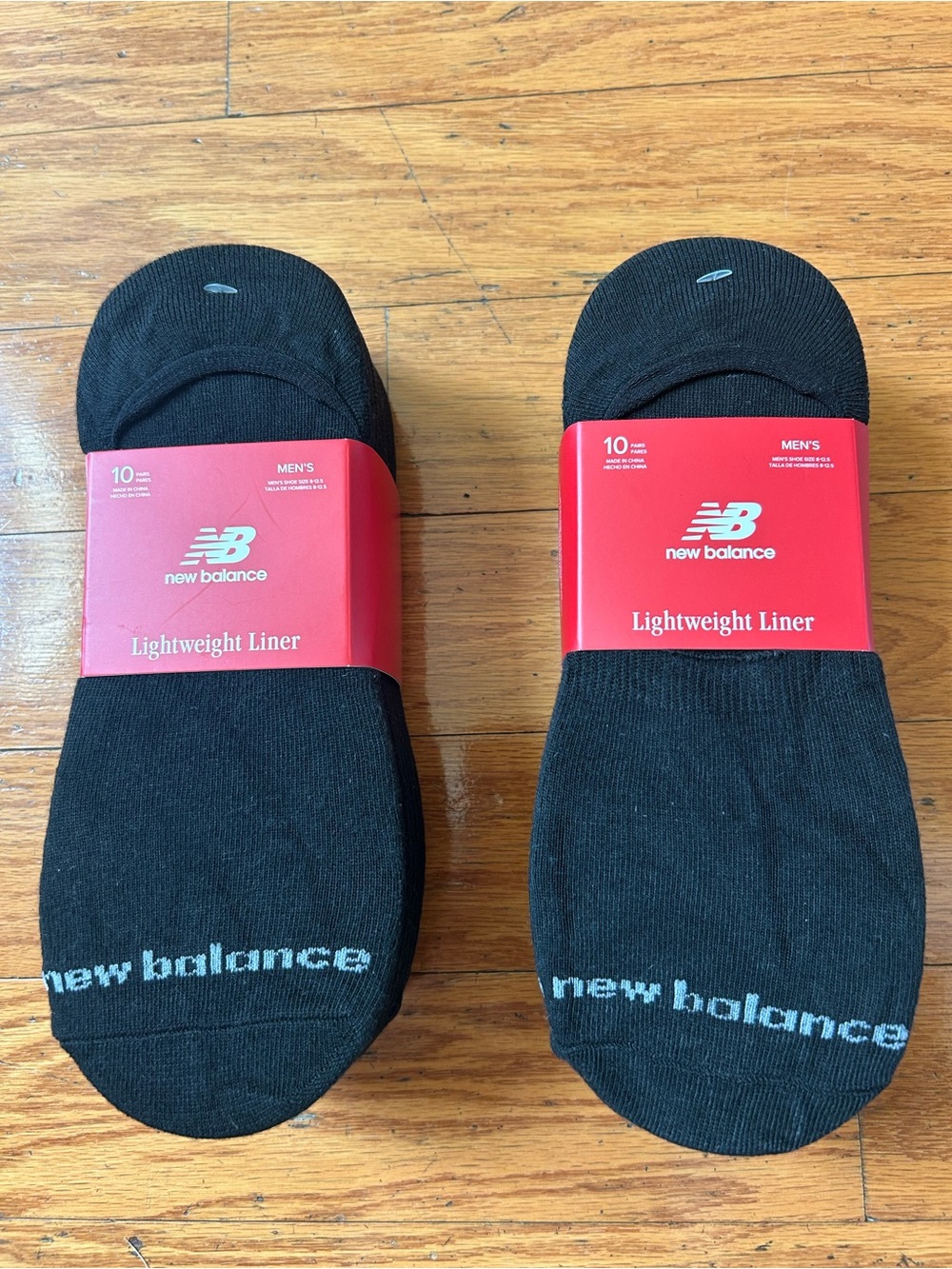 New Balance Men's Lightweight Liner Socks 20 packs